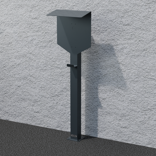 Charging station suitable for E3/DC easy connect 11kw wallbox with roof | Stand | Stand | Stele | base