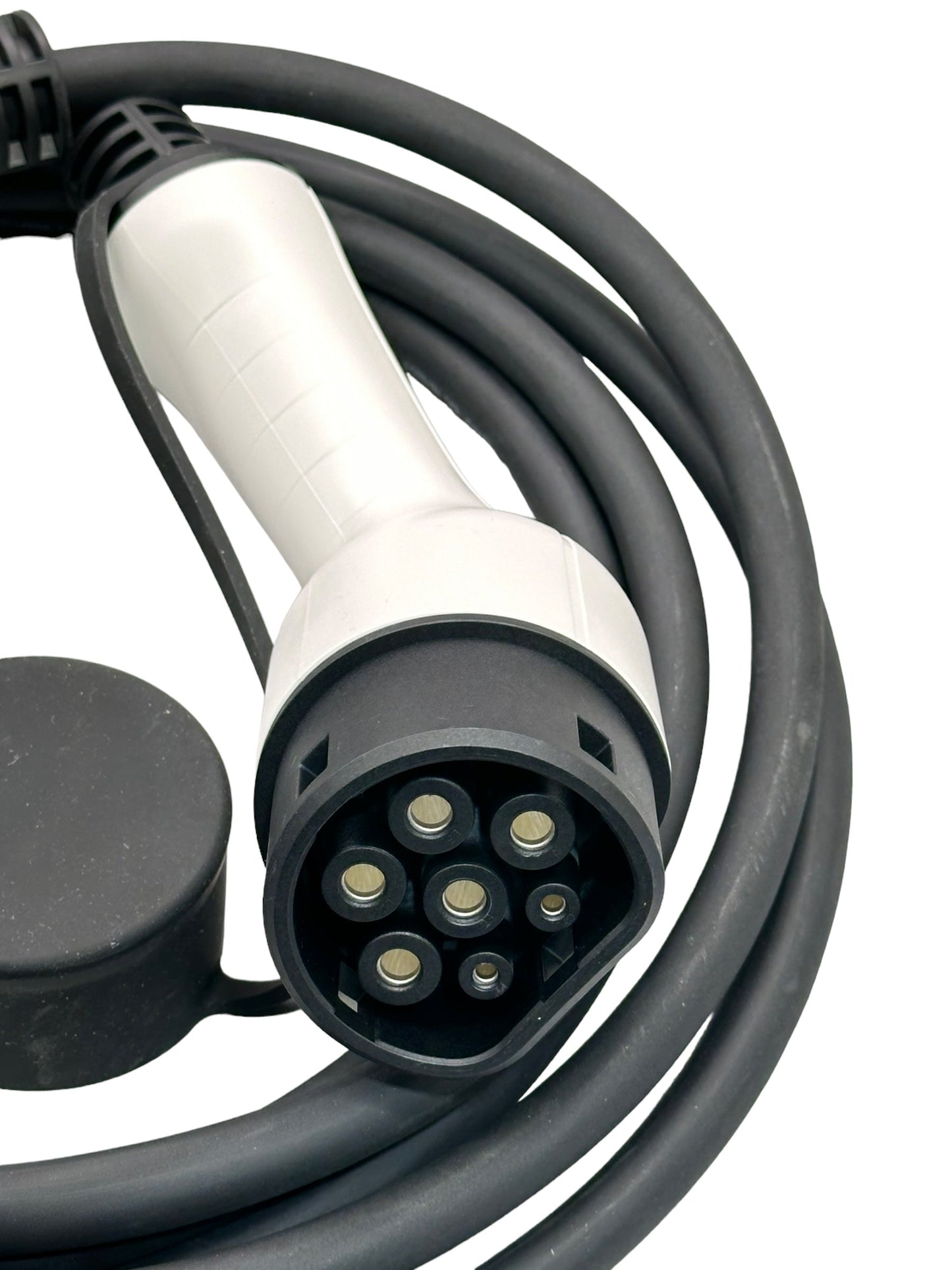 5 meter charging cable 22 KW Type2 for electric cars and hybrid 22KW - Cable length 5m - TÜV &amp; CE &amp; DEKRA tested - With bag