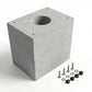 Fundament Fischer Parkautomat CT500