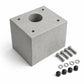 Prefabricated concrete foundation specially designed for Mennekes Amtron 4You, 4Business base