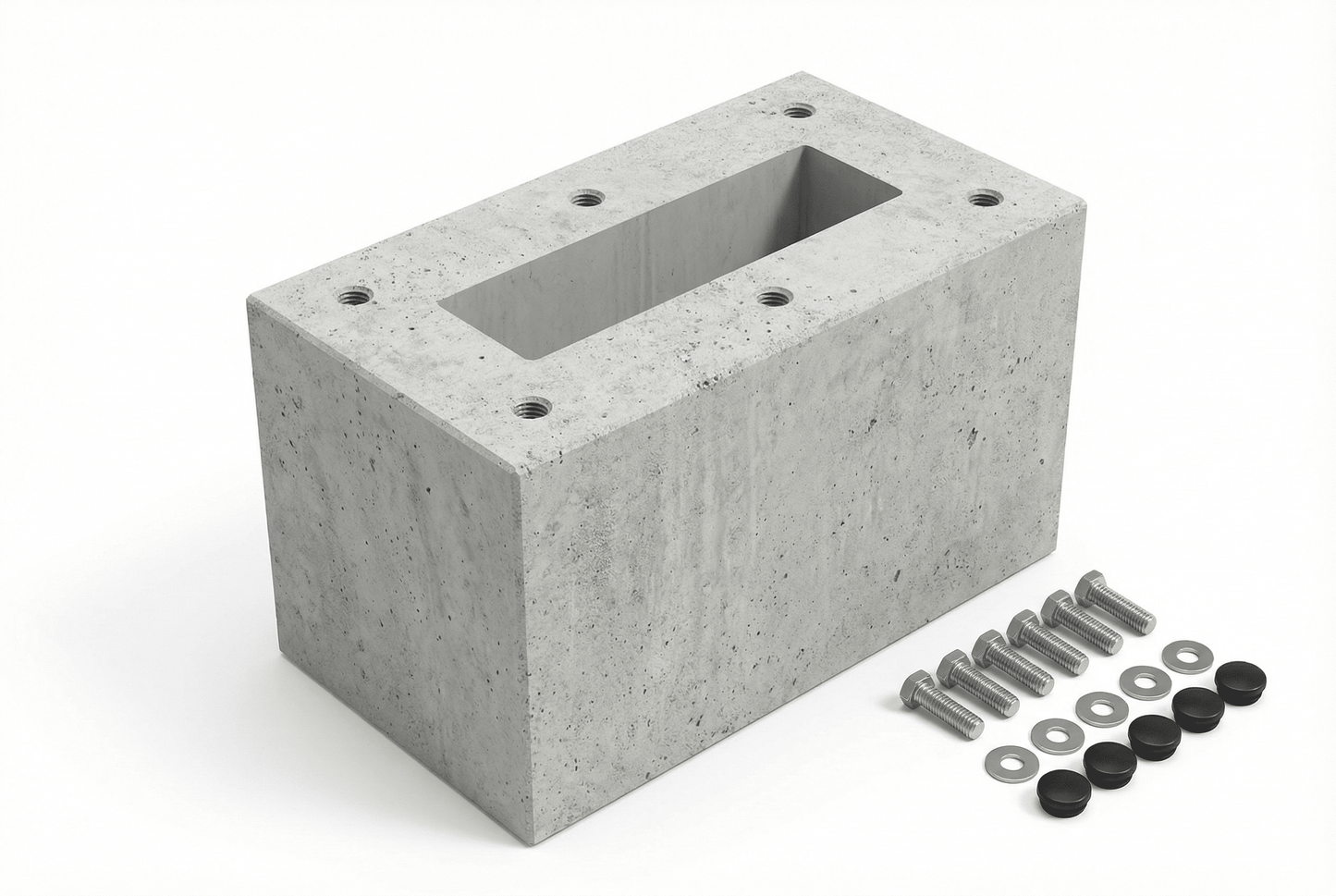 Prefabricated foundation specifically for KEBA stand KeContact P20 / P30 / P40 charging station (Keba 131813, 89735,90786,131771,131813)