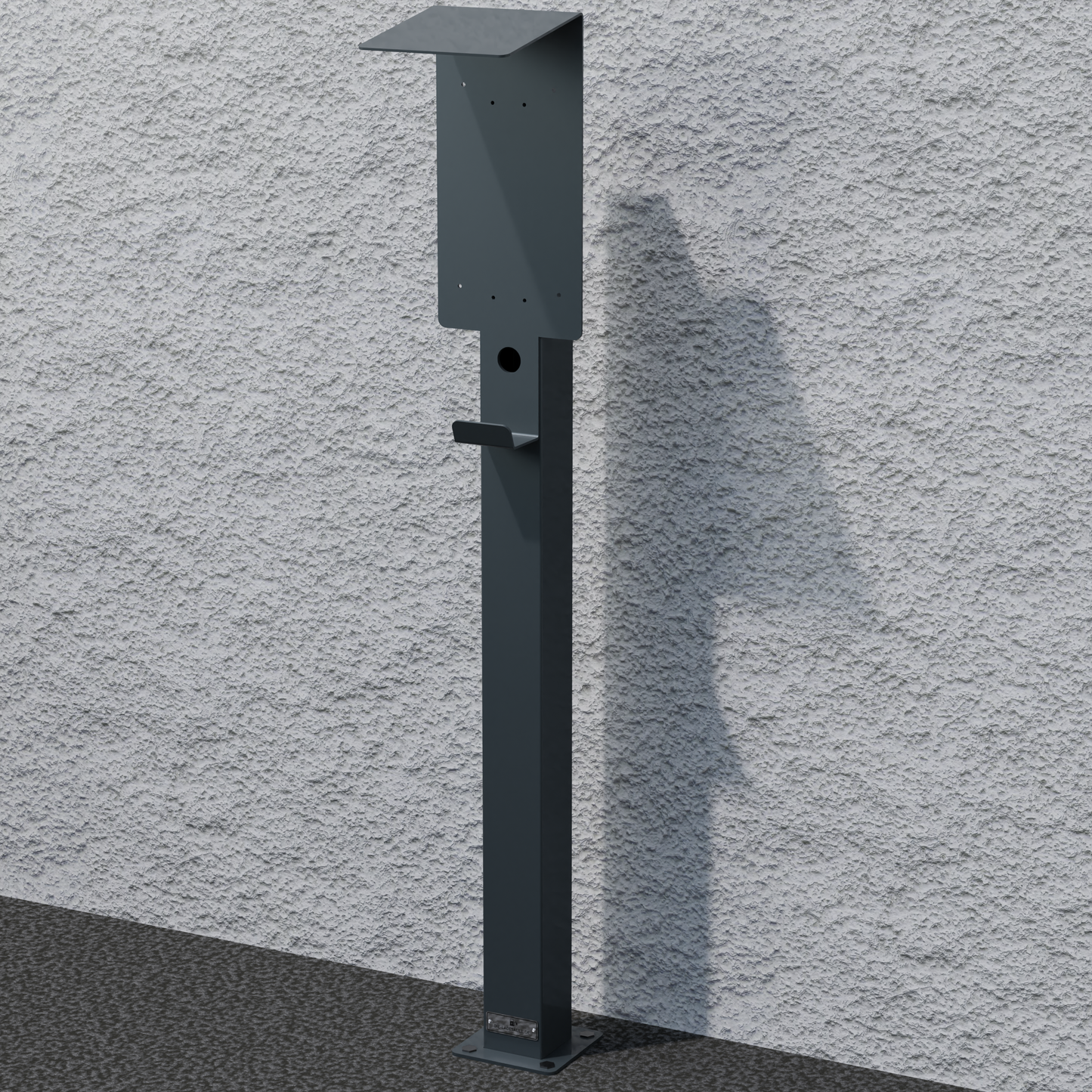 Charging station for Easee Wallbox with roof | stand | Stand | stele | base