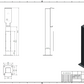 Terraced house AG charging station suitable for Alfen Eve Single or Double Pro Wallbox with roof