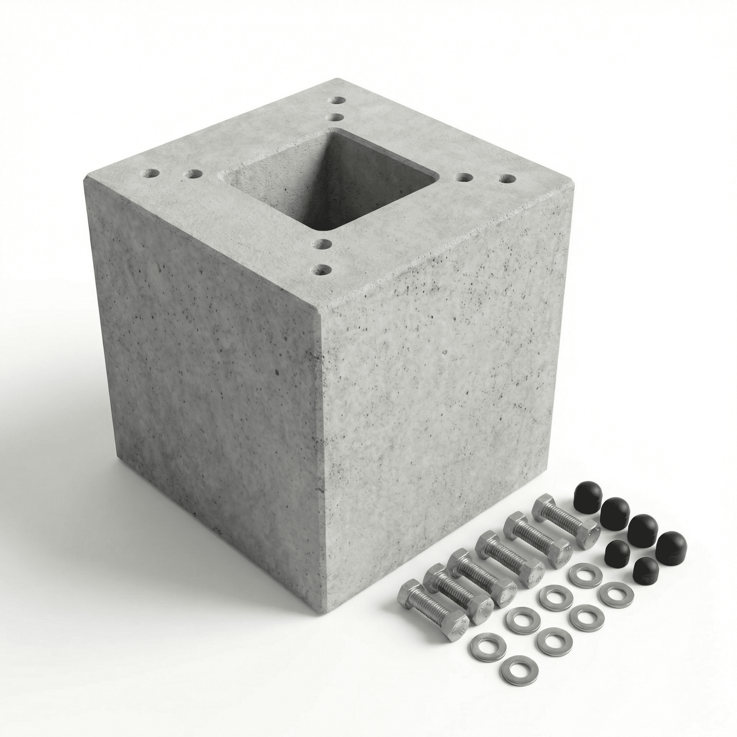 Ready-made concrete foundation for “DIE-LADESÄULE.DE” charging column, base or stele