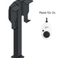 Charging station suitable for 2 Easee Wallbox with roof | BESIDE | Stand | Stand | Stele | base