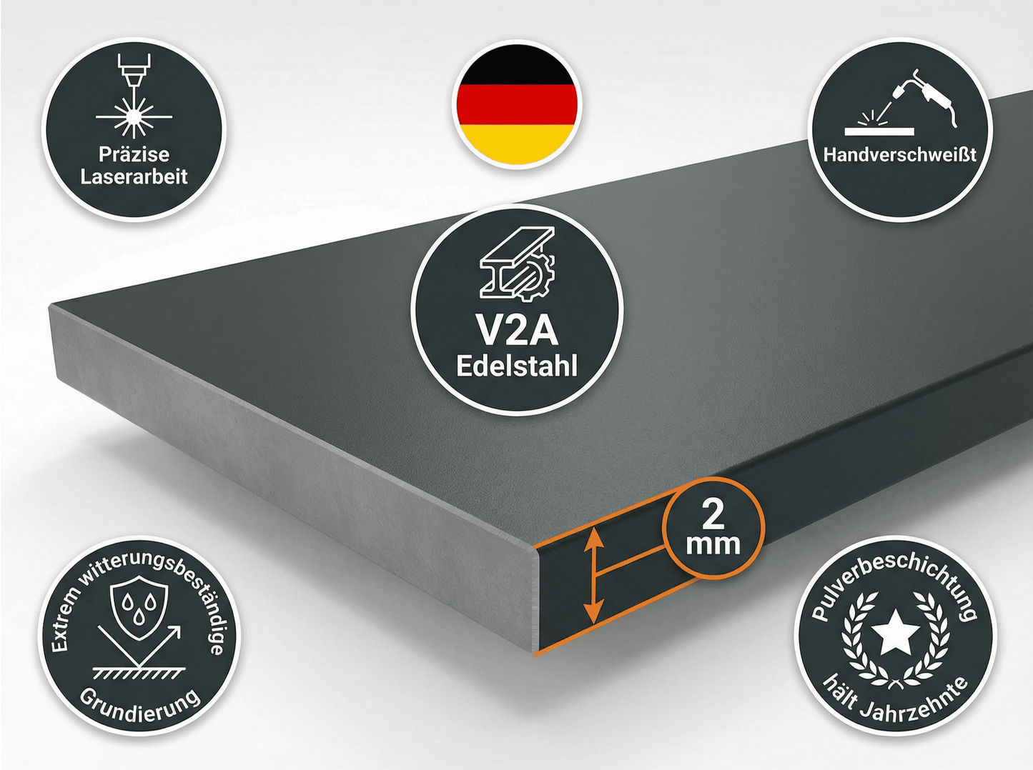 Charging station suitable for ELLI (VW) Audi, Skoda Wallbox with roof | Stand | Stand | stele