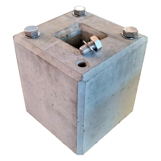 Förtillverkat betongfundament särskilt lämpligt för Original Easee Base 1-Way, 2-Way, 4-Way (90322)
