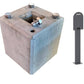 Ready-made concrete foundation specifically suitable for Original Easee Base 1-Way, 2-Way, 4-Way (90322) 