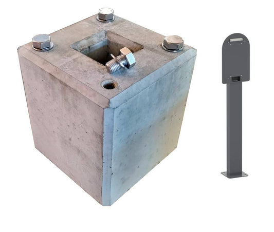 Ready-made concrete foundation specifically suitable for Original Easee Base 1-Way, 2-Way, 4-Way (90322) 