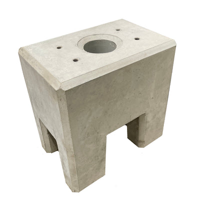 Prefabricated concrete foundation specially designed for Mennekes Amtron 4You, 4Business base