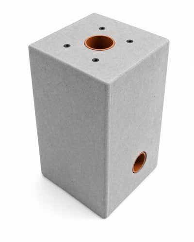 Prefabricated foundation XL (101 kg) made of concrete for "DIE-LADESÄULE.DE" charging station, base or stele