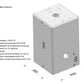 Prefabricated foundation XL (101 kg) made of concrete for "DIE-LADESÄULE.DE" charging station, base or stele