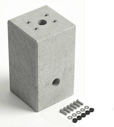 Prefabricated foundation XL (101 kg) made of concrete for "DIE-LADESÄULE.DE" charging station, base or stele