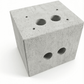 Delta Betonfundament für DC 50 Wallbox - Fertigfundament