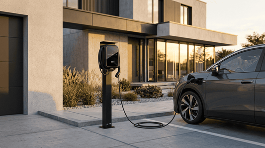 Charging station suitable for ELLI (VW) Audi, Skoda Wallbox with roof | Stand | Stand | stele