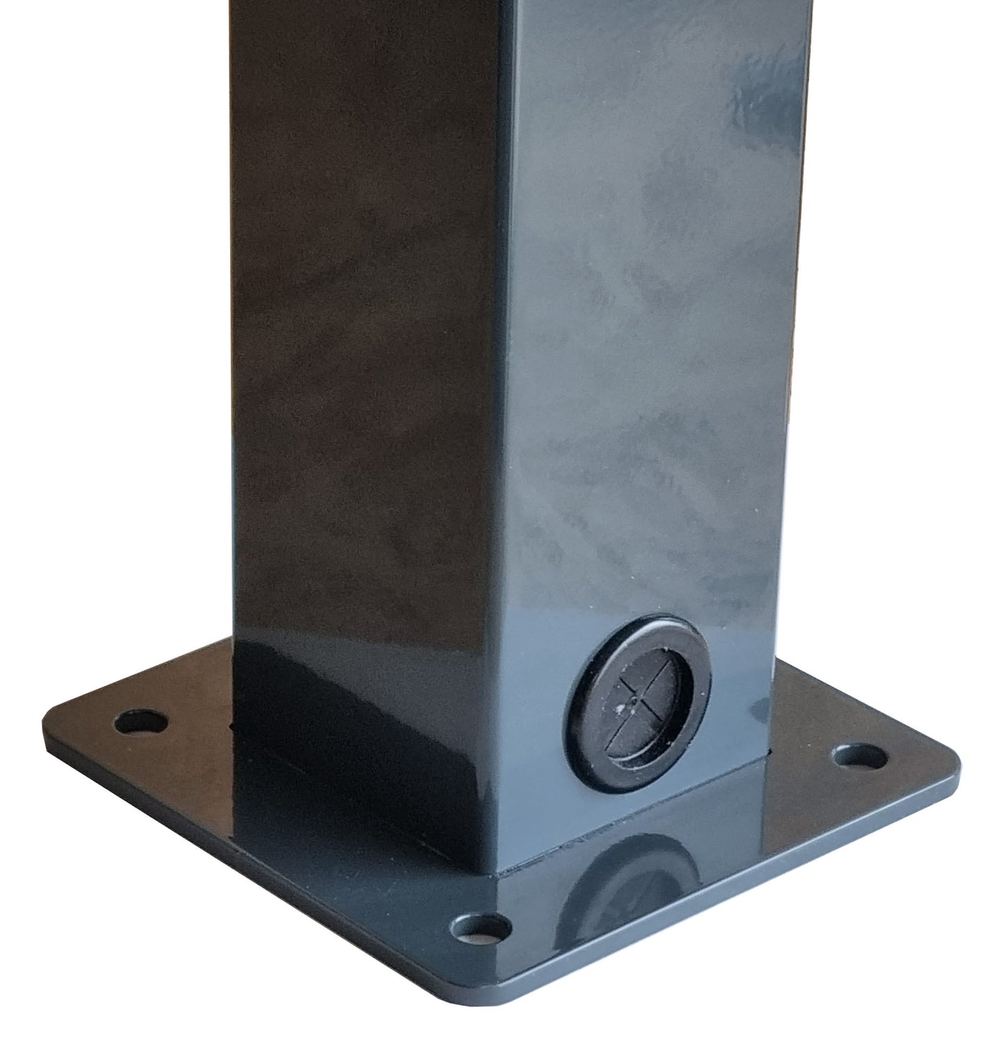 Laddningsstolpe lämplig för E3/DC multi connect Wallbox med tak och kabelhållare | Stativ | Piedestal | Bas