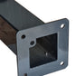 Dubbel laddningsstolpe lämplig för 2x KEBA P20, P30 Wallbox med tak | stativ | piedestal