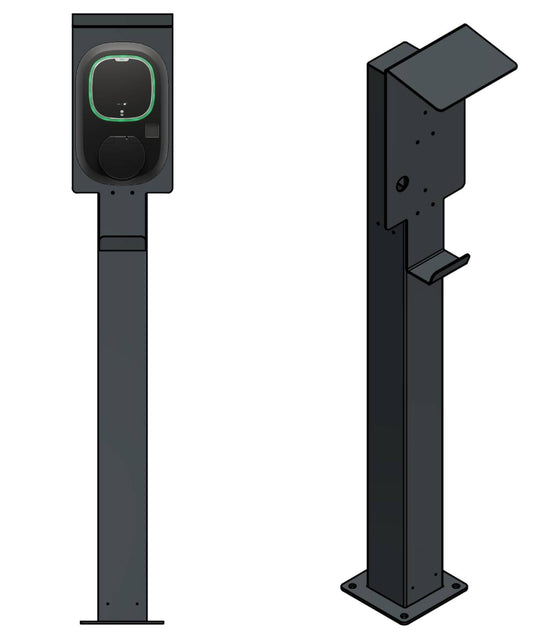 Charging station suitable for Pulsar, Pulsar Plus Wallbox with roof | Stand | Stand | Stele | base