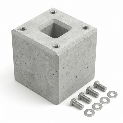 Ready-made concrete foundation specifically suitable for Original Easee Base 1-Way, 2-Way, 4-Way (90322) 