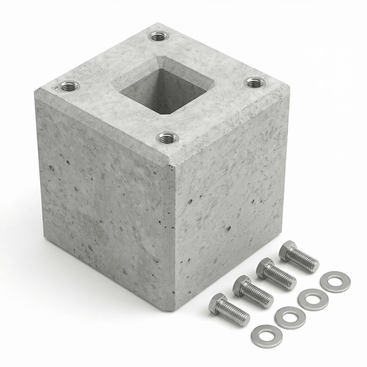 Ready-made concrete foundation specifically suitable for Original Easee Base 1-Way, 2-Way, 4-Way (90322) 