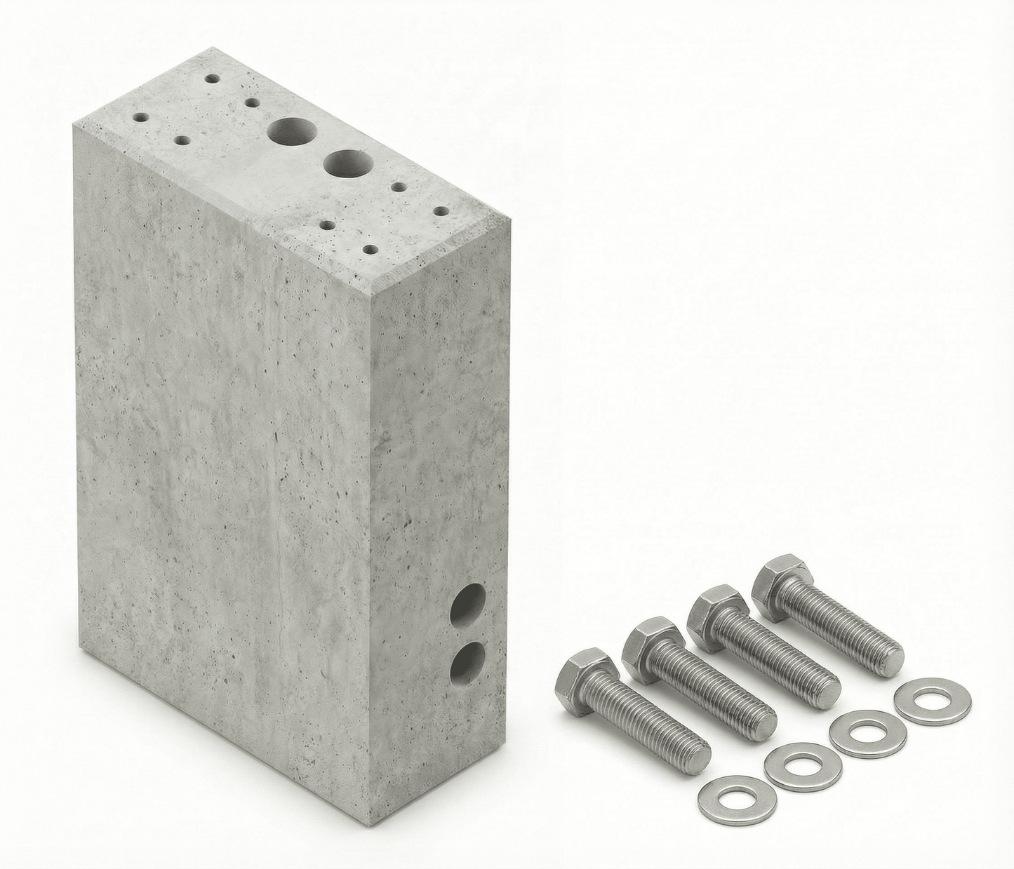 Ready-mixed concrete foundation for ABL POLEMH1, POLEMH2, POLMH3, POLEM4 and POLEM4 Twin -