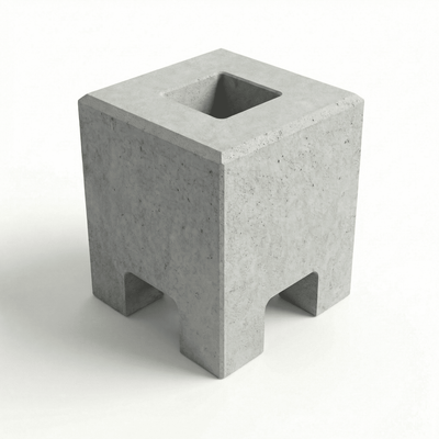 Cito 250 and Cito 500 concrete base - ready-made foundation especially for Cito charging station - 250 kg