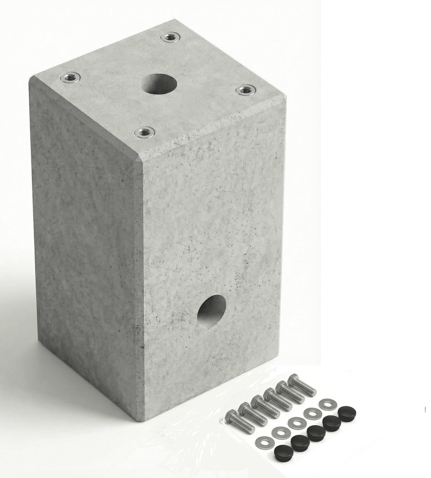 Prefabricated foundation XL (101 kg) made of concrete for "DIE-LADESÄULE.DE" charging station, base or stele