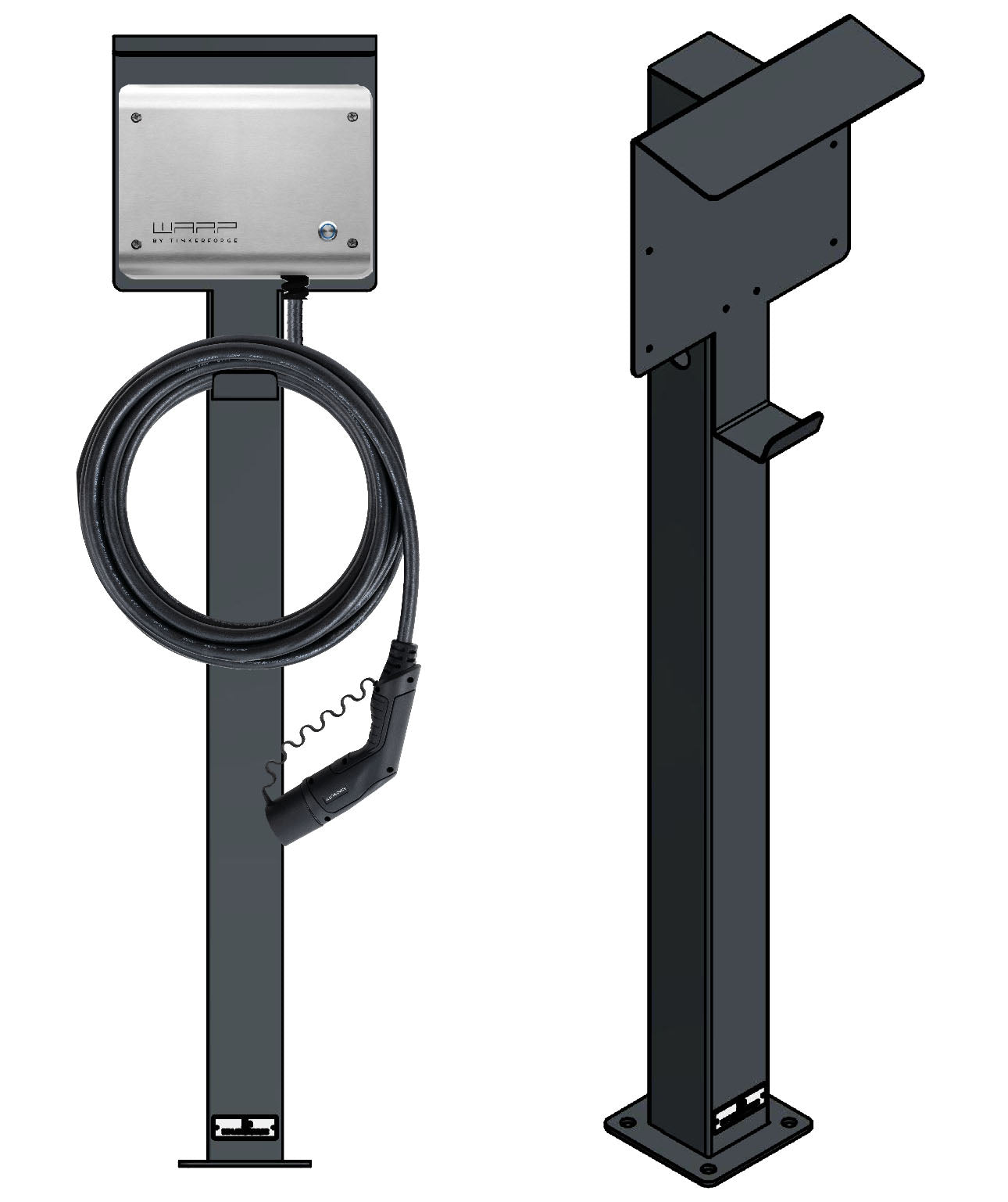 Charging station for Warp2 Charger Basic/Smart/Pro Wallbox