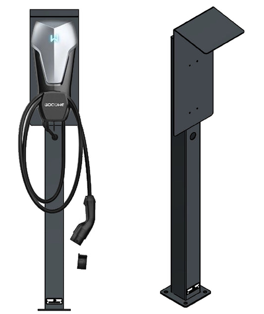 Charging station suitable for GoodWe EV Charger Wallbox with roof | stand | base | pedestal | base