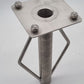 Floor mounting base suitable for the DIE-Ladesäule.de to set in concrete (dimensions: 300x140x140mm - diameter of the tube 40mm)