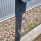 Laddningsstolpe lämplig för ABL EMH1 Wallbox med tak | Stand | Pedestal | även lämplig för Senec Wallbox Pro