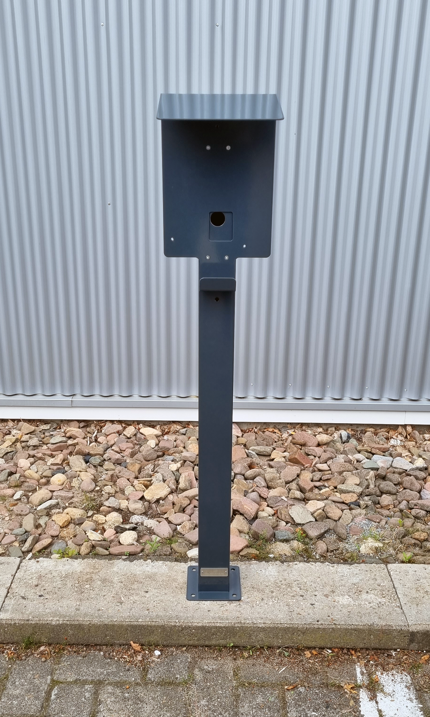 Laddningsstolpe lämplig för ABL EMH1 Wallbox med tak | Stand | Pedestal | även lämplig för Senec Wallbox Pro
