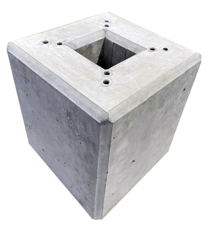 Prefabricerat betongfundament för "DIE-LADESÄULE.DE"-laddstolpe, stativ eller piedestal