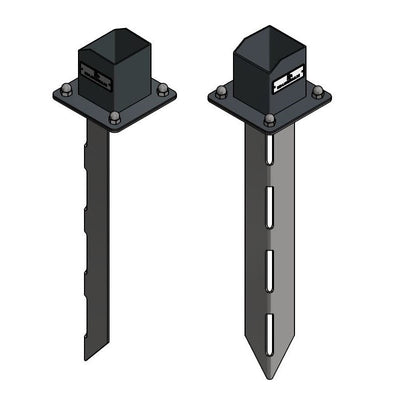 Ground impact base suitable for our charging stations - without foundation