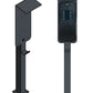 Charging station suitable for E3/DC multi connect wallbox with roof and cable holder | Stand | Stand | Stele | base